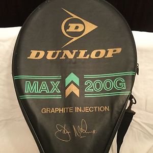 Vintage DUNLOP Tennis Racket MAX 200G Graphite 4- 1/2 John McEnroe