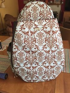 NWOT Jet pac Jetpac Large 2 Racquet Back Pack Blue Brown  Tennis