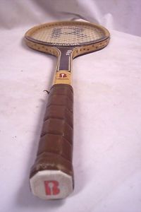 VINTAGE BANCROFT WIMBLEDON PRO MODEL WOODEN TENNIS RACQUET  RACKET 4 1/4" GRIP