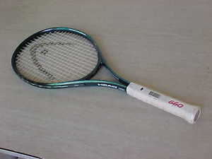 HEAD 660 "Defiant" Constant Beam Widebody 27" TENNIS RACQUET 110" 4 5/8 L5 Grip