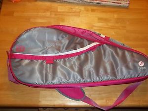 Pink and Grey Wilson HopeTennis Racket Case/Bag in EUC