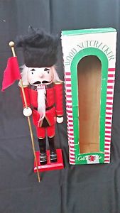 Vintage Christmas Wooden Nutcracker Ornament 20" Tall  (GWA 224)