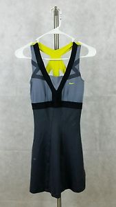 Nike Tennis Golf Dress Dri-Fit Athletic gray  Black. 478