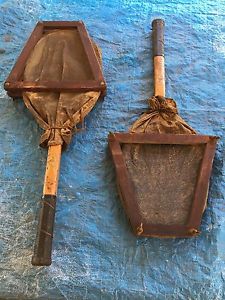 Vintage Tennis Rackets With Holders