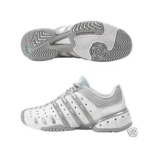 ADIDAS Women's Adipower Barricade IV Classic White Silver Tennis Shoes US 10