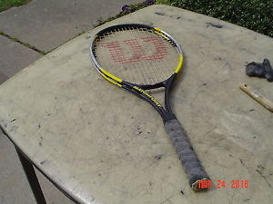 Wilson Match Point Soft Shock Power Titanium Tennis Racquet 4 3/8