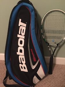 Babolat Pulsion 105 (black/white/green) Tennis Racket Great Condition!
