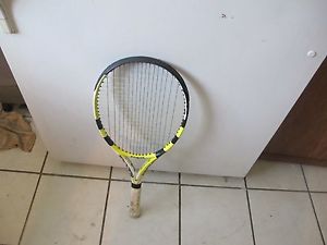 Babolat Aeropro Drive Tennis Racquet Cortex Rafeal Nadal Racket 4 1/2 100sq +Bag