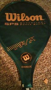 Wilson Enforcer Tennis Racquet with new & Dunlop oversize4 3/8”