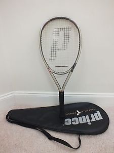 PRINCE TRIPLE THREAT Sovereign Tungsten Oversize 1300 POWER 4 3/8 Tennis Racket