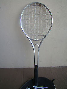 Vintage SLAZENGER frame Tennis Racquet with cover #16T87