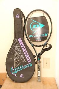 New Old Stock DUNLOP Revelation 95 ISIS Tennis Racket 4 3/8 w/Cover