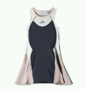 NWT $65 ADIDAS STELLA MCCARTNEY BARRICADE TENNIS DRESS GIRLS MEDIUM M AA4599