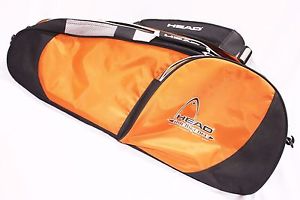 Head Tennis Racquet Bag Intelligence Orange Multi Pocket Racket Case