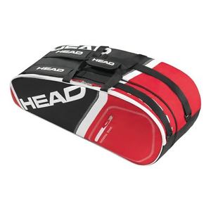 Head Core Combi 6 Pack Red Tennis Bag