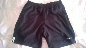 Nike Men's Dri-FIT 9" Court Tennis Shorts Large Black / White MSRP $45 image 1