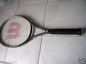 WILSON TITANIUM SERIES STRETCH  110 SQUARE INCH  LIGHT WEIGHT RACQUET W/CASE