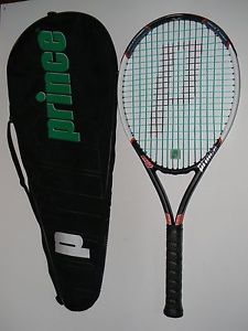 Prince Triple Threat Turbo 875 Outlaw Oversize (110) Tennis Racquet. 4 3/8- CASE