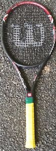 Wilson 5.0 Hyper Pro Staff, VG Condition, Just Strung 4 1/2g Stiff