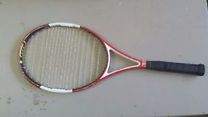 WILSON nCODE SIX-ONE 95  16X18  TENNIS RACQUET 4 1/2