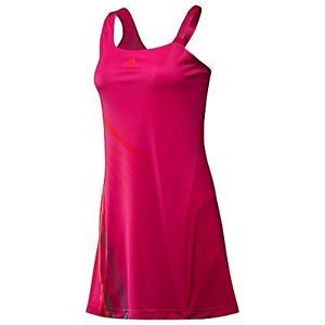 NWT Adidas W adizero Tennis Dress Bright Pink Large $80.00 (FREE SHIPPING)