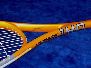 Head Liquidmetal 140 Squash Racquet Lightweight Carbon 1 Piece Design