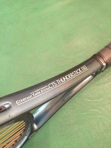 Prince CTS Thunderstick 110, 4 3/8, New Grip, Strung