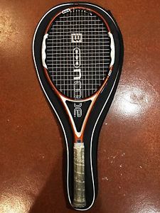 Wilson Ncode Ntour 2 Two 95 Tennis Racquet Racket 4 3/8 W/ Case