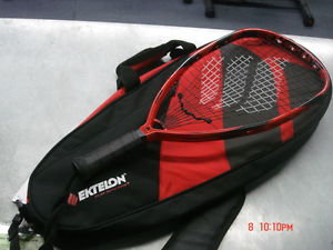Ektelon O3 red 170 racquet with shoulder bag