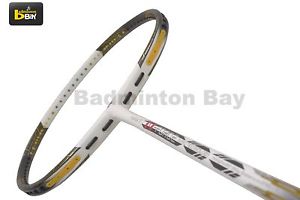 New Apacs N Force III White 4U Badminton Racket Free String + Stringing + Grip