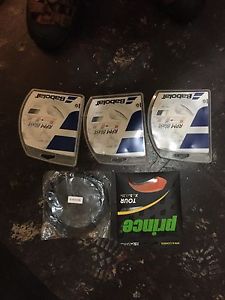 5 Sets 15L, 3 Babolat Blast 2 Prince Tour Very Durable Itch Great Spin Potential