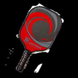 Paddletek Tempest Wave Polymer Pickleball Paddle Warranty New Low Noise Red