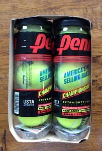 NEW Penn Championship Extra Duty Tennis Balls Value Bulk Pack of 12 Cans