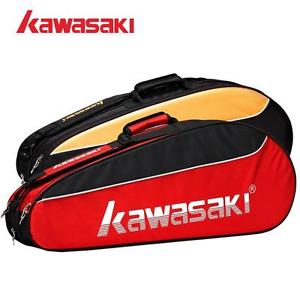 Original Kawasaki 8308 Badminton Racket Bag Single Shoulder (for 3 Rackets)