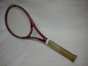 PRO KENNEX PINNACLE 90 TENNIS RACQUET 4 3/8" ORIG LEATHER GRIP WRAP VERY NICE
