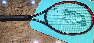 Prince 03 Orange Tennis Racket used 110  ...27.5 " , 60 lb