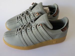 K-Swiss Classic VN Tortoise Mens Shoes Gray / Tortoise Brown Gum Sole Size 9 M