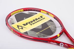 New Volkl Organix  8 315g grip 4 1/4 tennis racquet strung