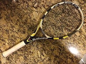 Babolat AeroPro Drive GT 4 3/8 Tennis Racquet APD Racket w/ CRACKED Broken Frame