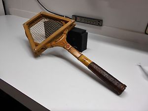 VINTAGE MacGregor Autograph Wooden Tennis Racket Good Condition w/Bancroft Frame