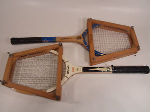 Wood Racket Racquet Vintage Wooden Press Wilson Flight Trophy Continental