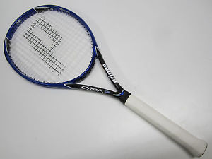 PRINCE SHARK MP LONGBODY RACQUET (4 1/4) NEW STRINGS/GRIP.