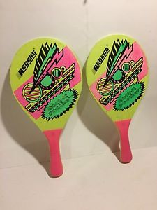 Vintage Regent Rack-it Feather Paddle Set Neon Colors