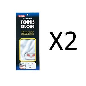 Tourna Womens Full Finger Tennis Glove Durable Soft Right Hand LG (2-Pack)