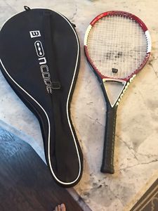 Wilson nCode nVision racquet 4 1/4GRIP MIDPLUS. Amazing Condition!