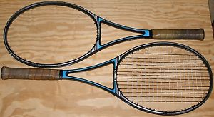 2 Pro Kennex Silver Ace 4 3/8 Midsize Mid Tennis Rackets