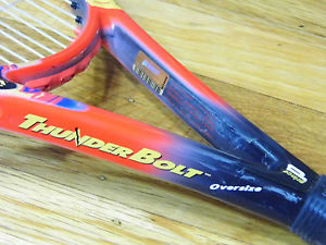 NEW STRINGS Prince Longbody ThunderBolt 900pl Oversize Racket 4 1/2" TT Bolt L4