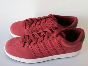 K-Swiss Court Pro 2 II CMF Memory Foam Men's Shoes Size 9 M Red Maroon White