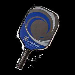 Paddletek Tempest Wave Polymer Pickleball Paddle Warranty New Low Noise Blue