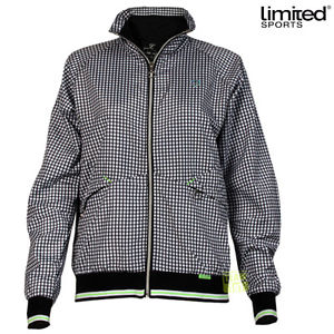Limited Sports Mujer Chaqueta de tenis Vichy negro/blanco